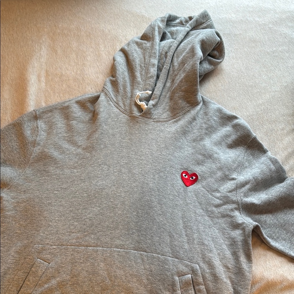 Comme des Garcons PLAY Gray Hoodie
